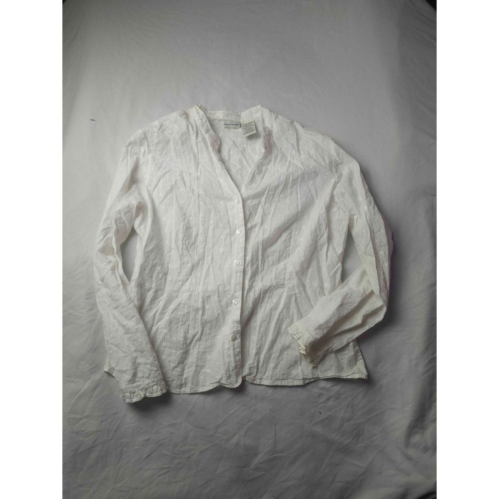 Vtg White Stag Top Womens XL White‎ Coquette Coastal Grandma Cottagecore Y2K